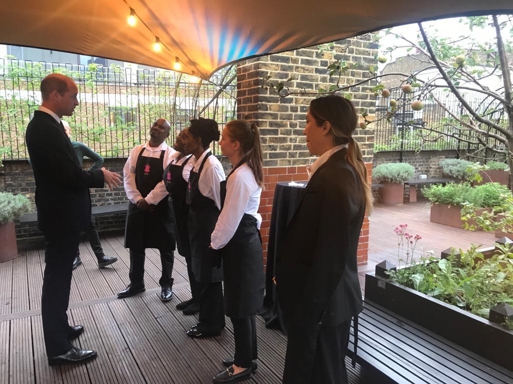 Yogi meeting Prince William